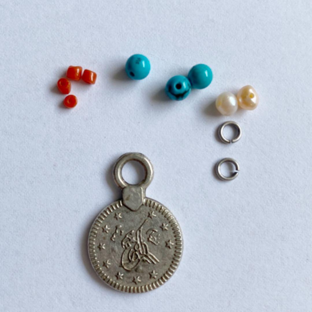 Turkish coin Tula charm set