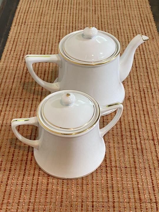 teapot sugar pot antique old noritake Japanese Antique A-1