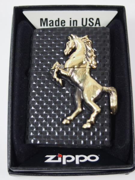 As is For Parts Zippo Traditional Art Inden Inden Deerskin + Black Lacquer Leath