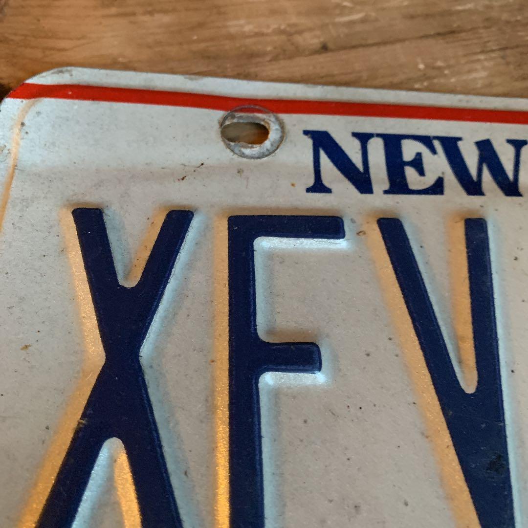 New York car license plate