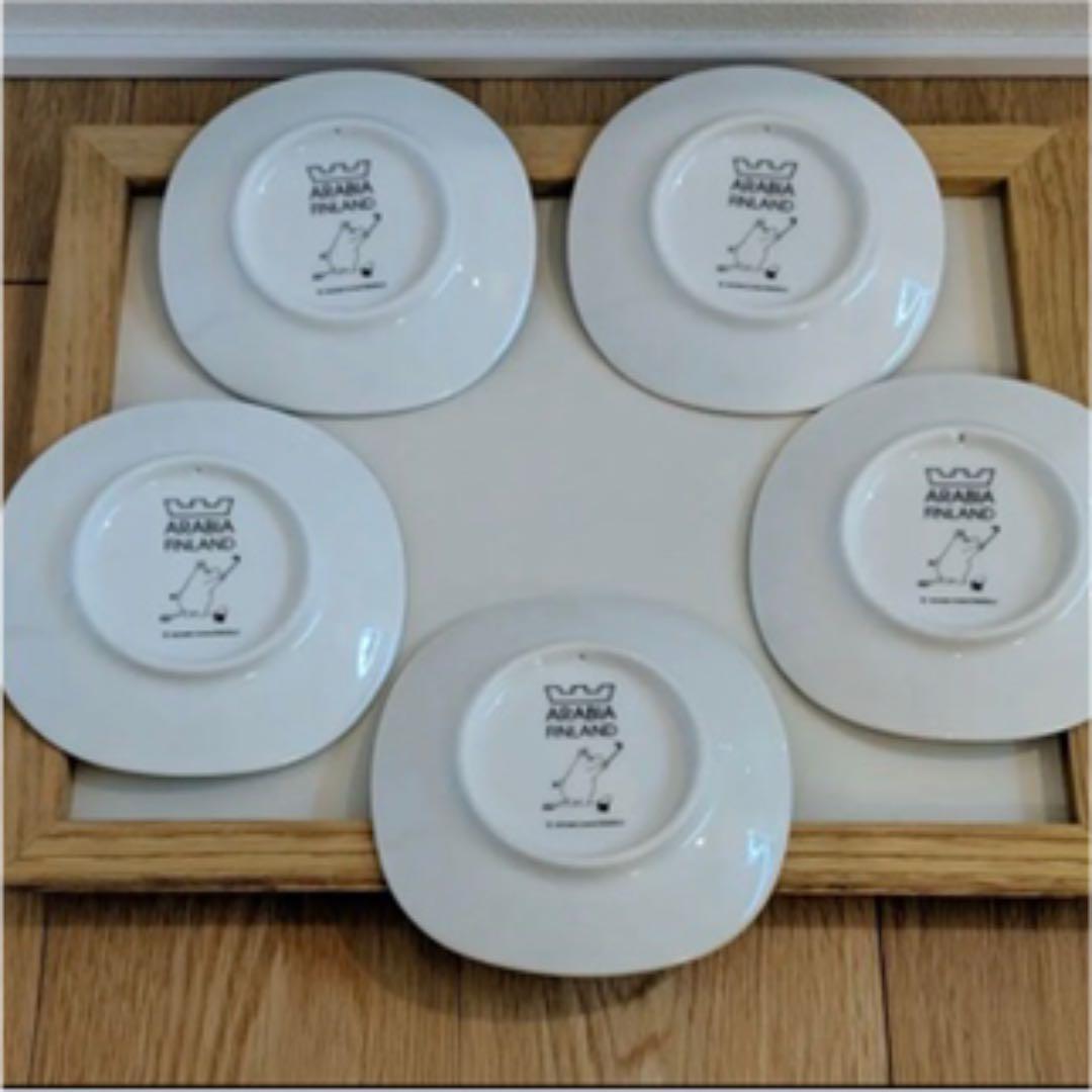 5 Arabian Moomin wall plates