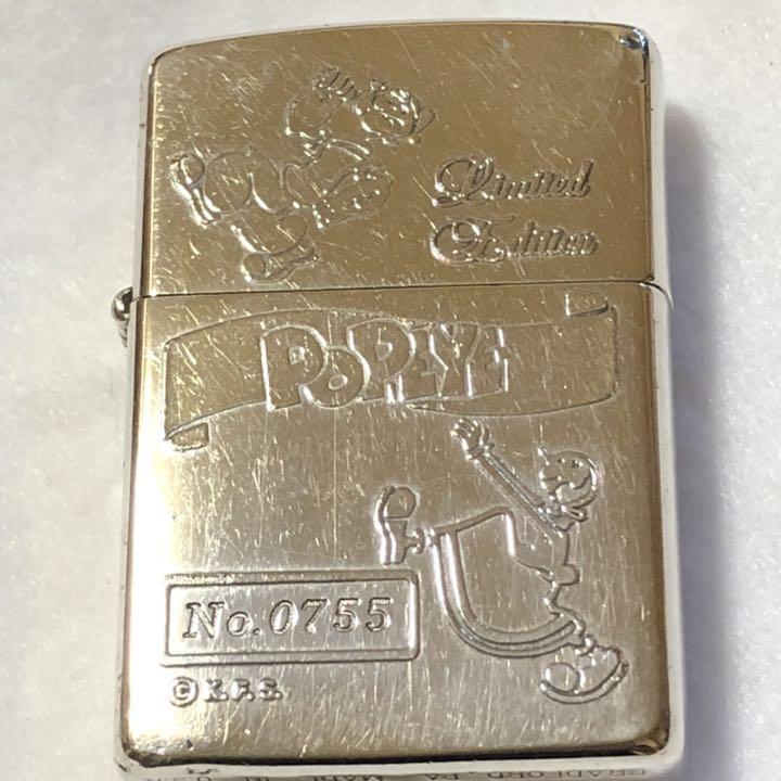 As is for parts Zippo lighter Popeye Popeye limited edition made in 1994