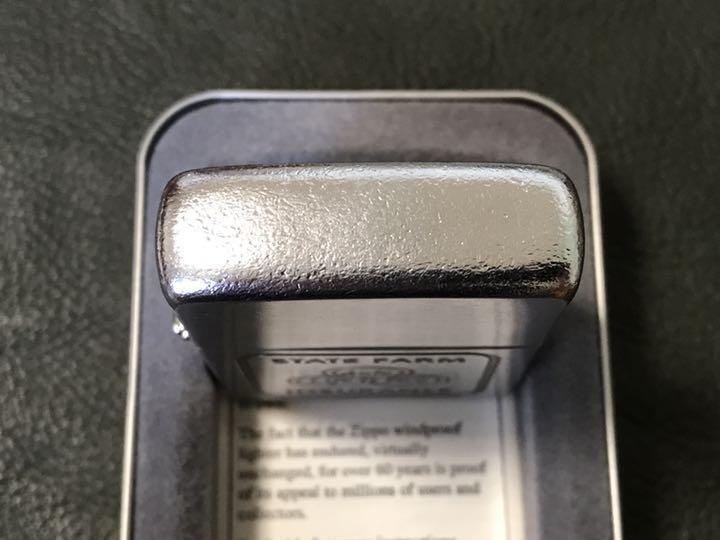 As is for parts Price change zippo vintage STATE FARM Made in 1956