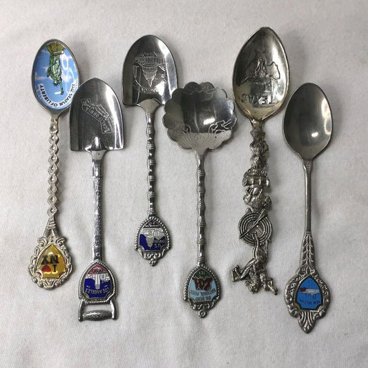 6 coffee spoons Stainless steel American collector release