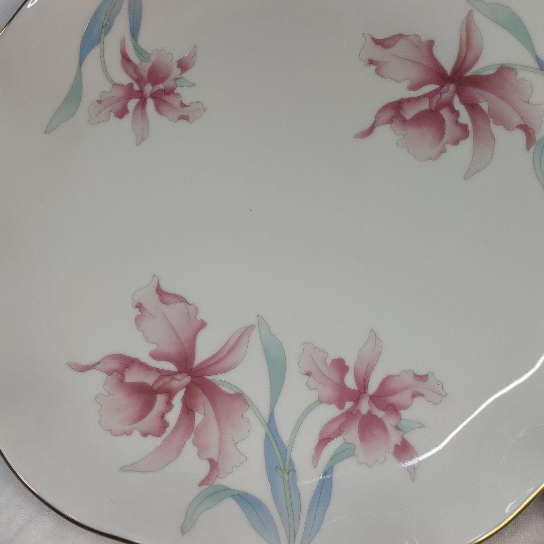 Koransha cattleya series large plate diameter 28cm co-box unused