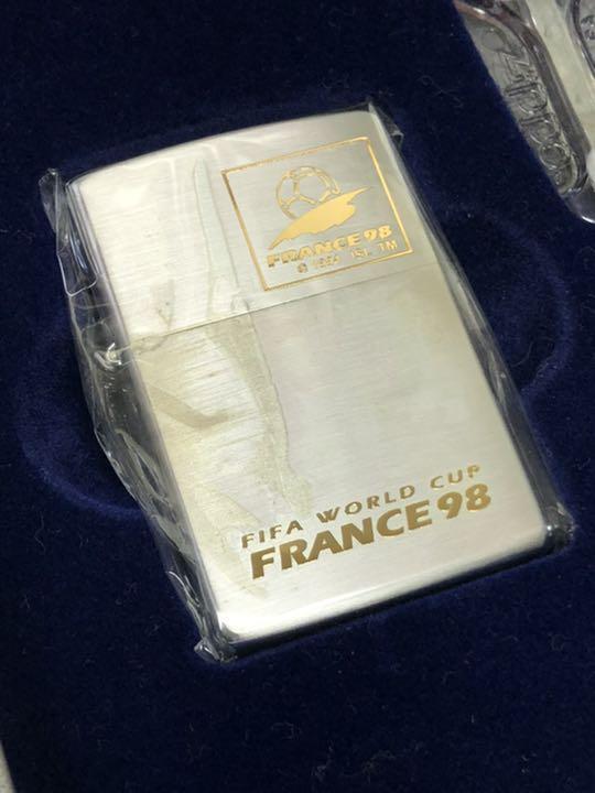 As is For Parts Collaboration Zippo Lighter Soccer World Cup 1998