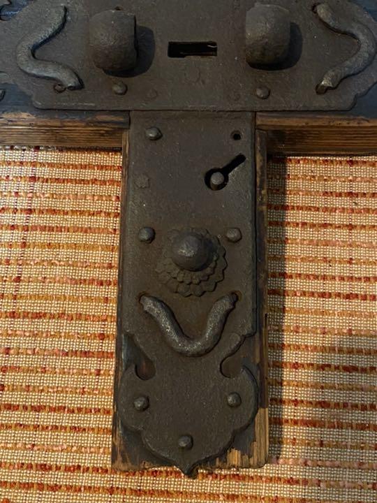 metal fittings keys chests drawers coin boxes Edo Meiji Taisho Japanese Antiques