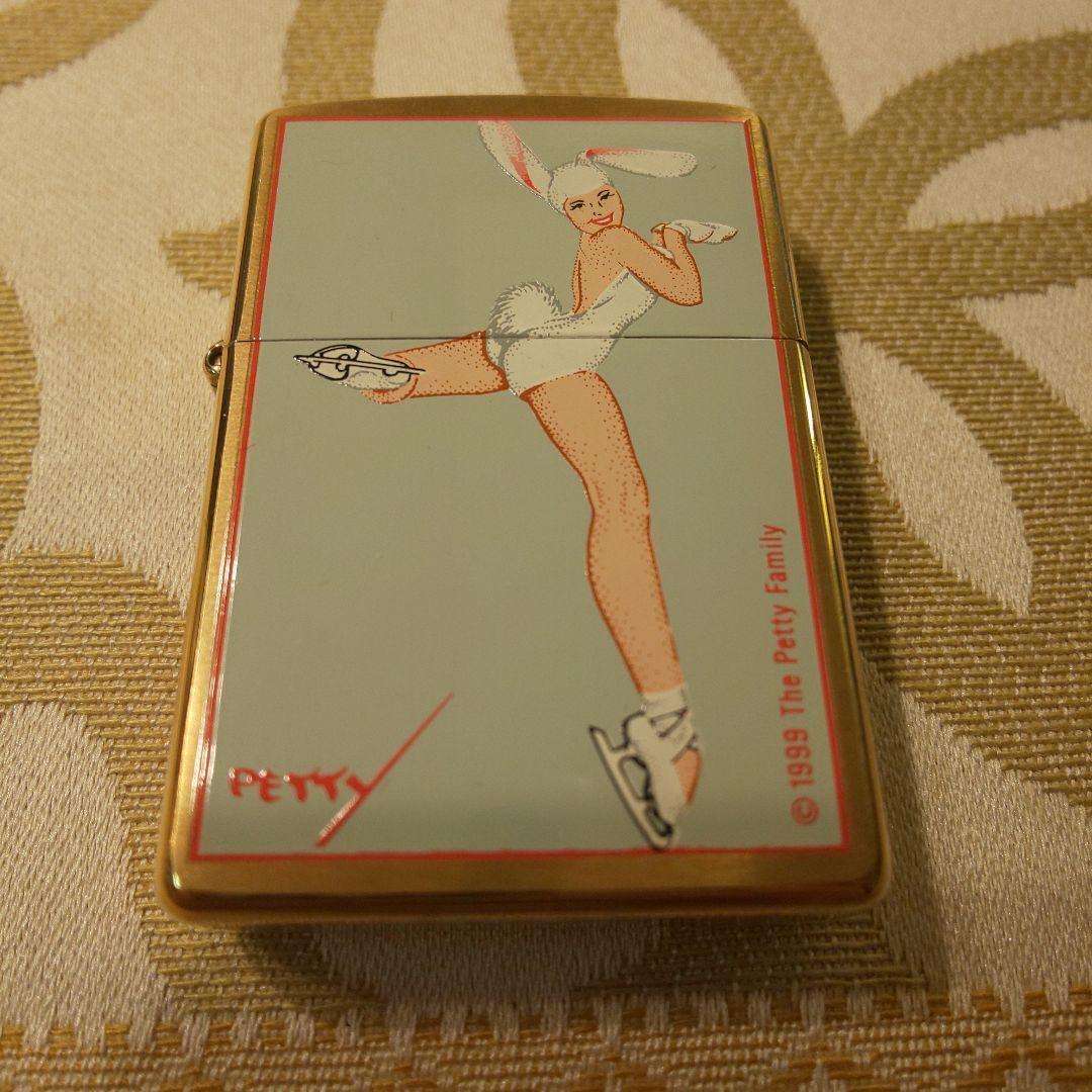As is For Parts Limited ZIPPO Bunny Skate / Petty Girl Series Ⅱ Unused