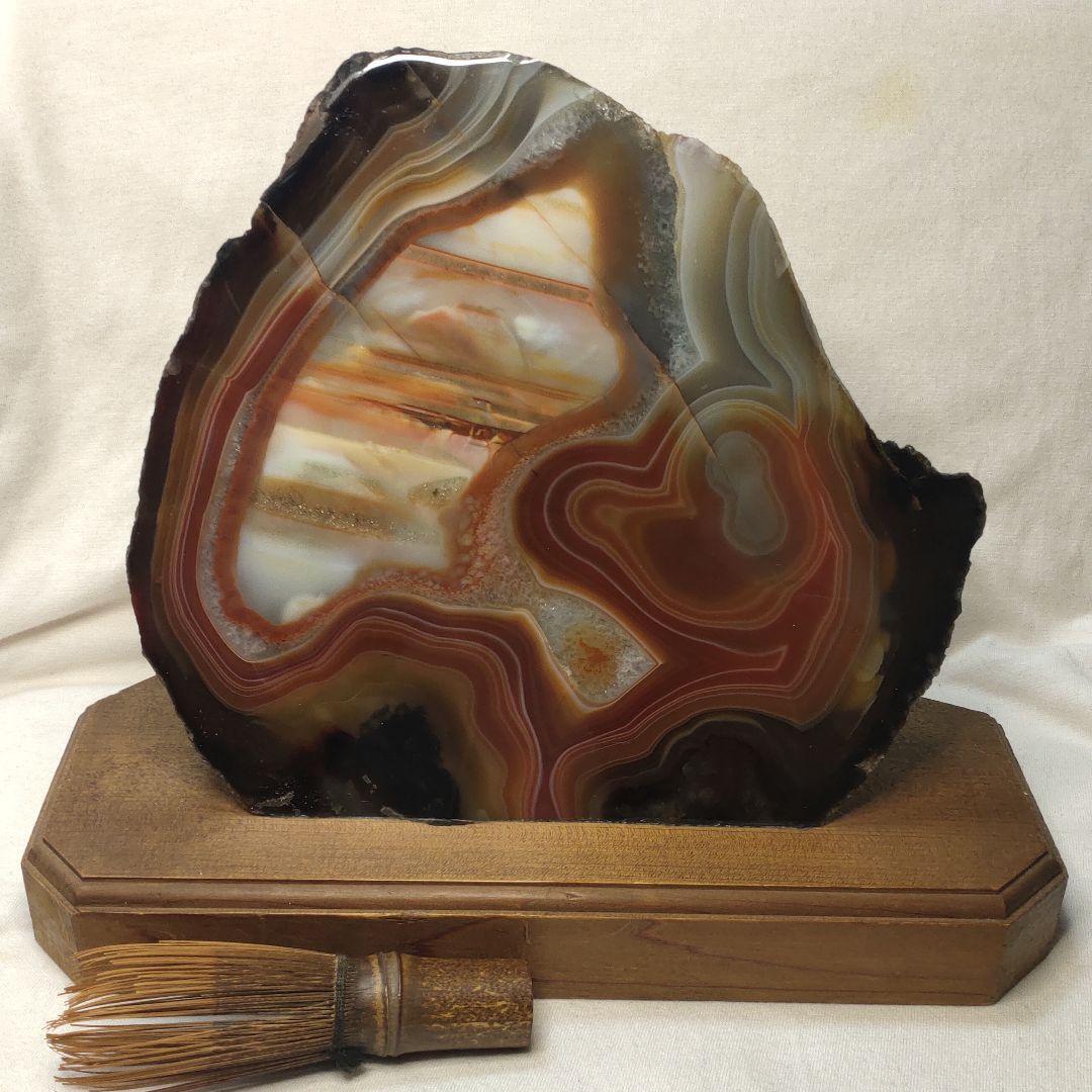 Agate Agate Natural Stone Figurine Appreciation Stone Feng Shui