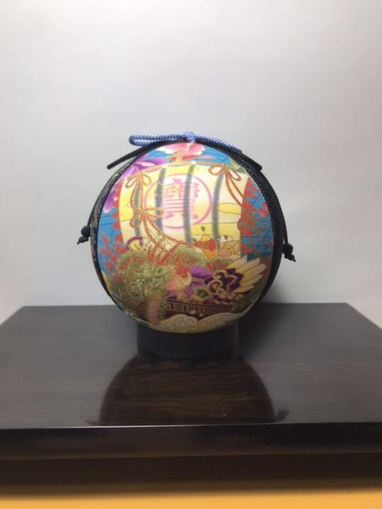 Temari Interior decoration  helmet / light blue Treasure ship