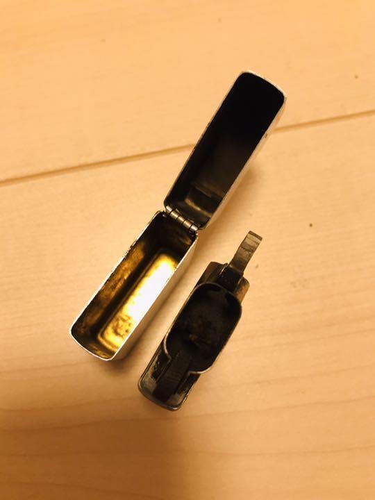 As is for parts Zippo WINDPROOF LIGHTER Zippo oil lighter rifle
