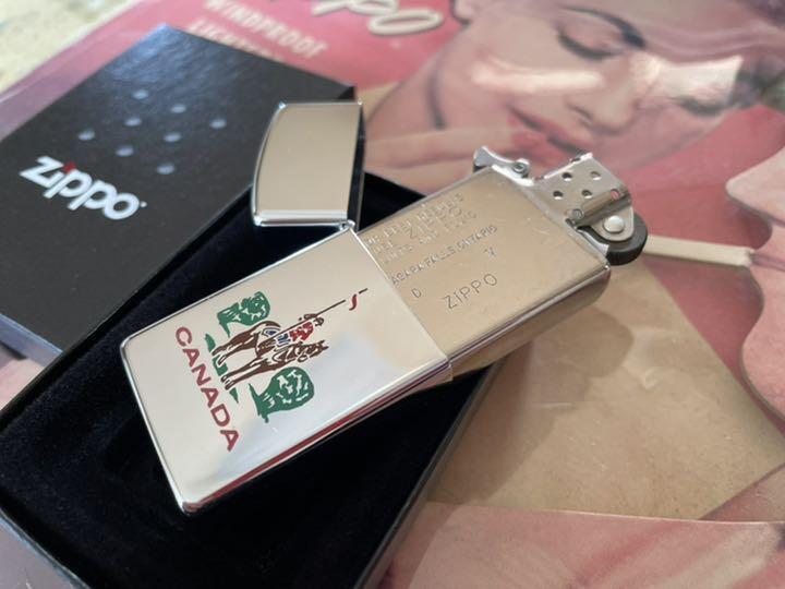 As is For Parts Rare all-Canada factory vintage slim ZIPPO unused