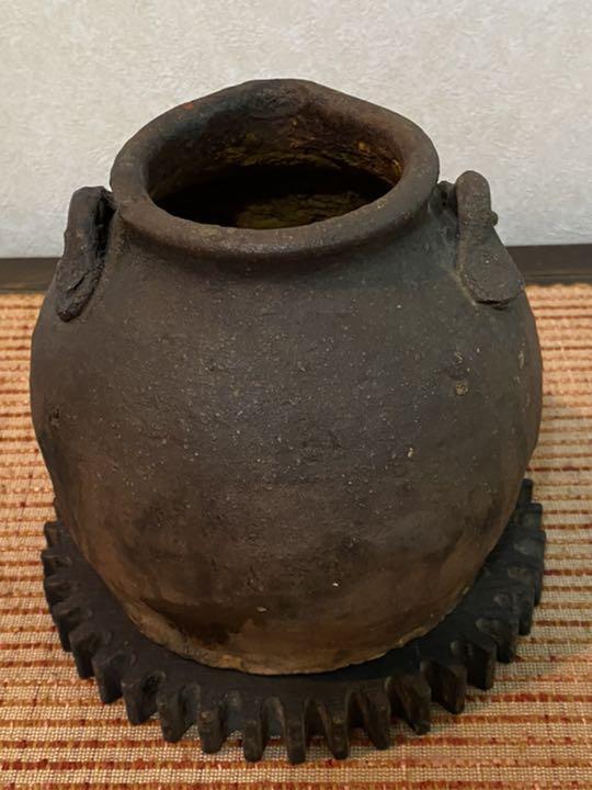 Jars Echizen old kiln jars Edo Japanese Antiques