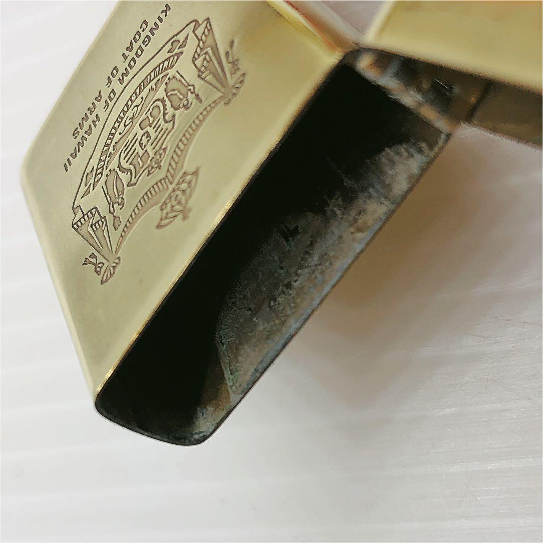As is for parts ZIPPO lighter made in 1996 solid brass