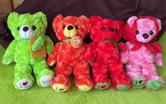 Local bear plush toy Shizuoka bear 4 body set
