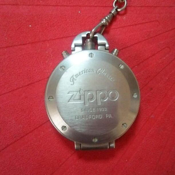 As is For Parts Zippo American Classic Chronograph Pocket Watch