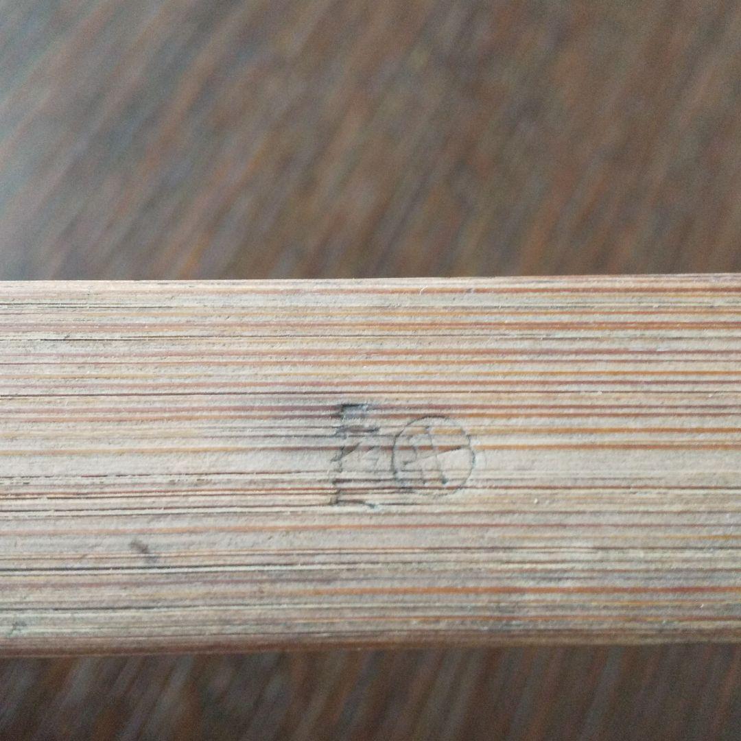 Two types of bamboo rulers Showa Retro Antique