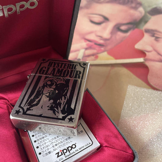 As is For Parts ZIPPO 35 replica  Hysteric glamor  USED