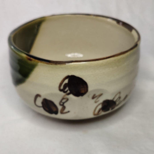 Tea utensils Oribe-yaki tea bowls Inscriptions from the old family