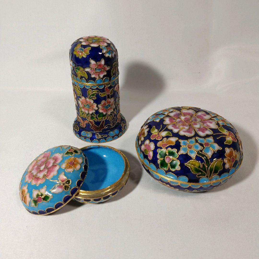 Cloisonne ware Kogo toothpick holder accessory case