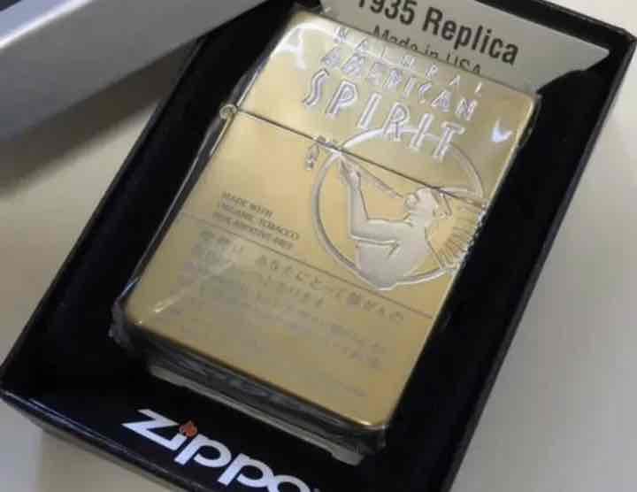 As is For Parts Zippo lighter replica 1935 limited gold amesupi