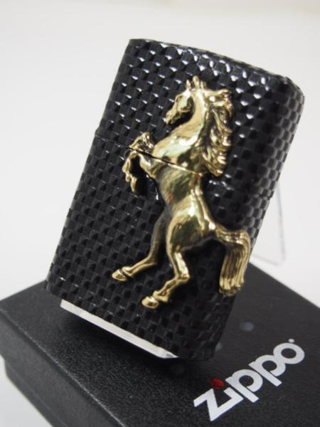 As is For Parts Zippo Traditional Art Inden Inden Deerskin + Black Lacquer Leath