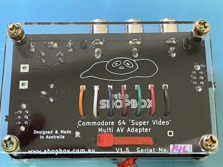 As is For Parts Commodore 64 Super Video Adapter S-Video Composite