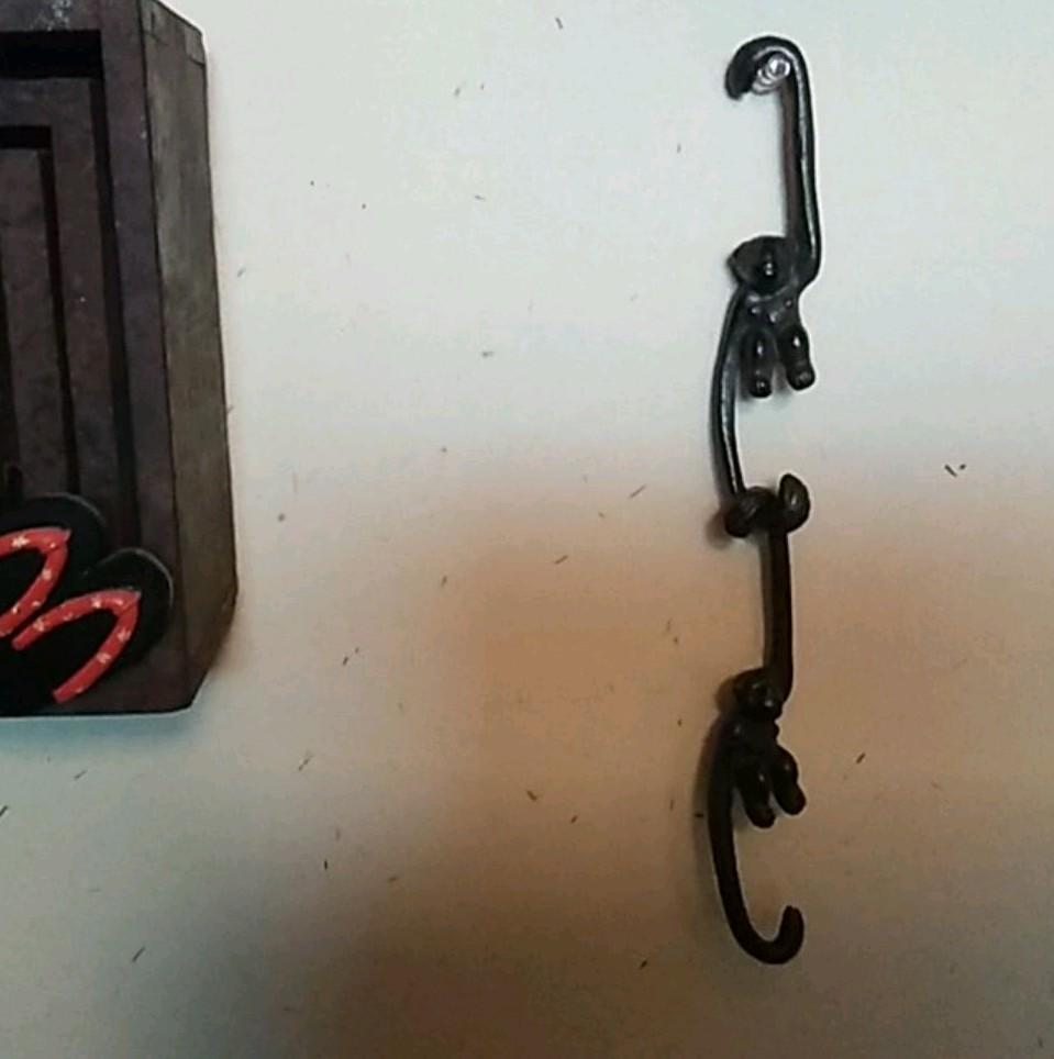 Jizai Kagi Monkey Japanese Antique