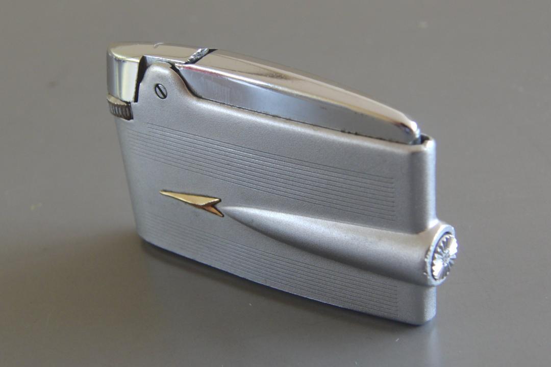 As is For Parts RONSON rose flame gas lighter