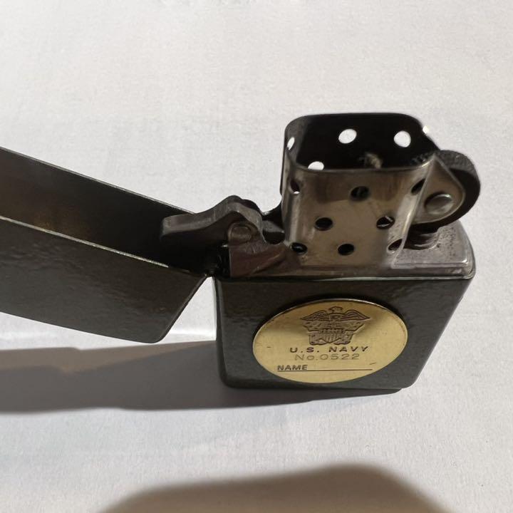As is for parts ZIPPO lighter U.S NAVY with serial No.
