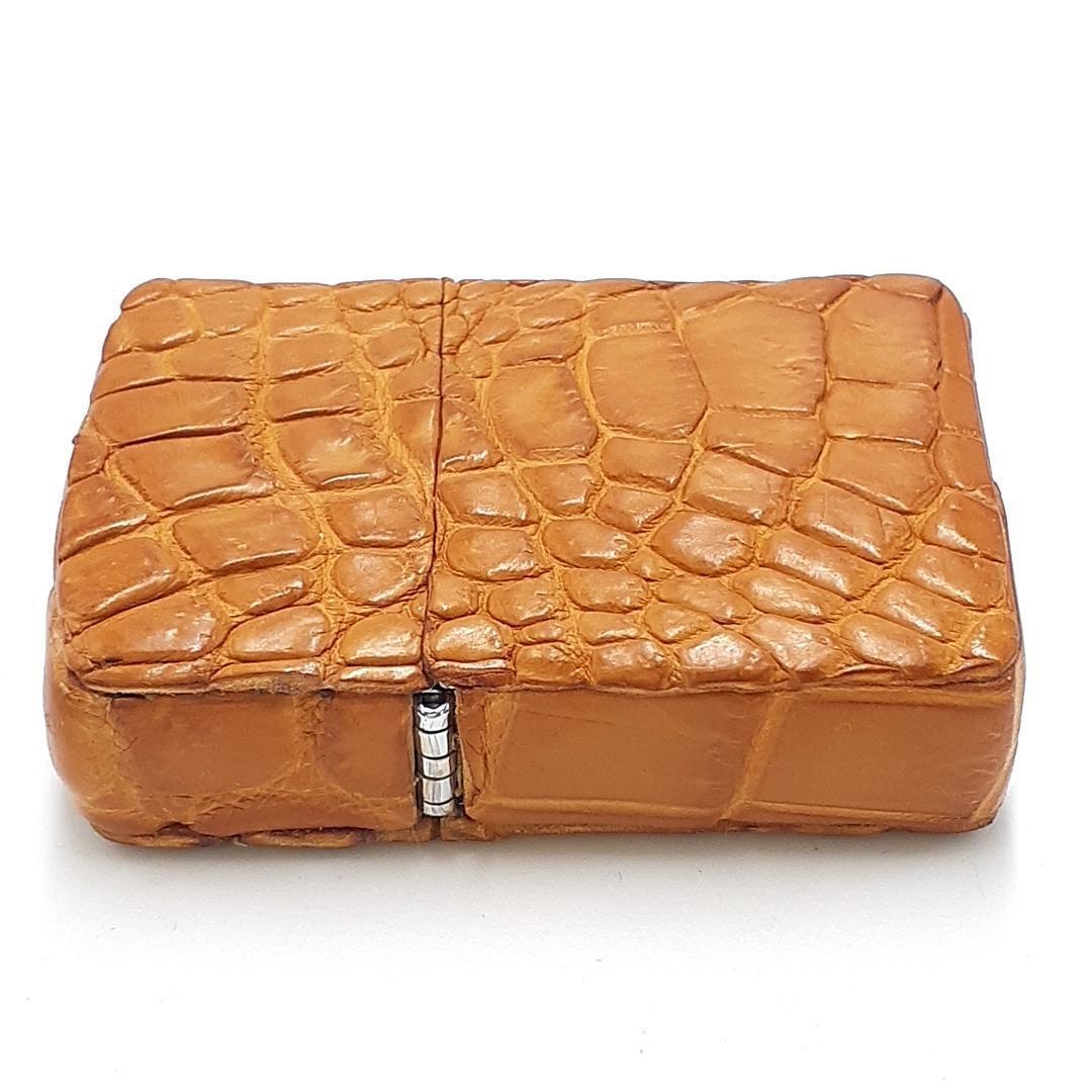As is For Parts Unused Hatari Leather Wallet Workshop Zippo Oil Lighter