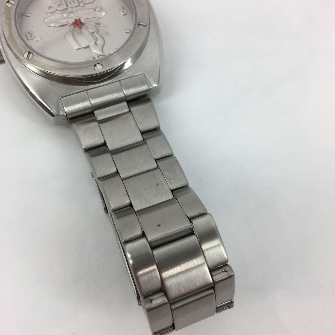 As is For Parts ZIPPO watch dial engraving silver metal stainless