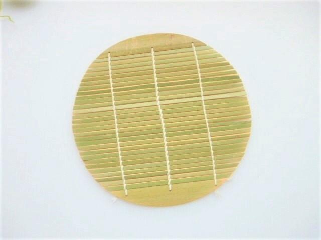 24 1/3 sheets New bamboo blind 17cm Zaru soba Natural bamboo Wooden