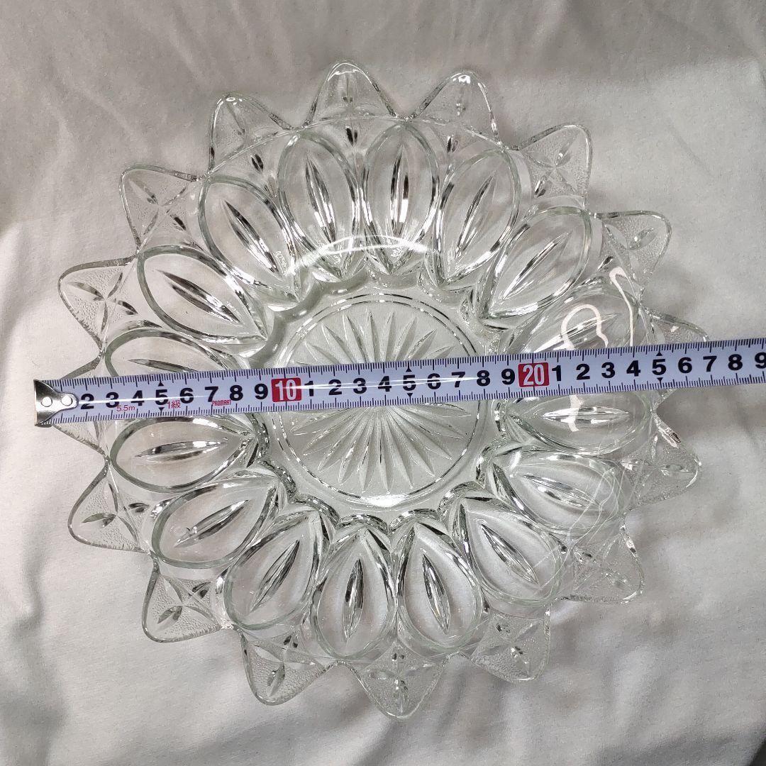 Glass ball Showa retro salad ball Fruit plate Free shipping from the old family