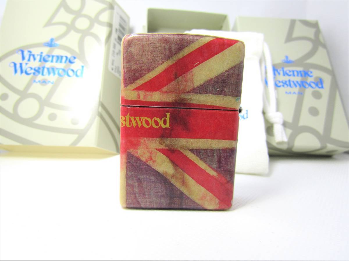 As is For Parts Vivienne Westwood Union Jack Zippo Unused 2011