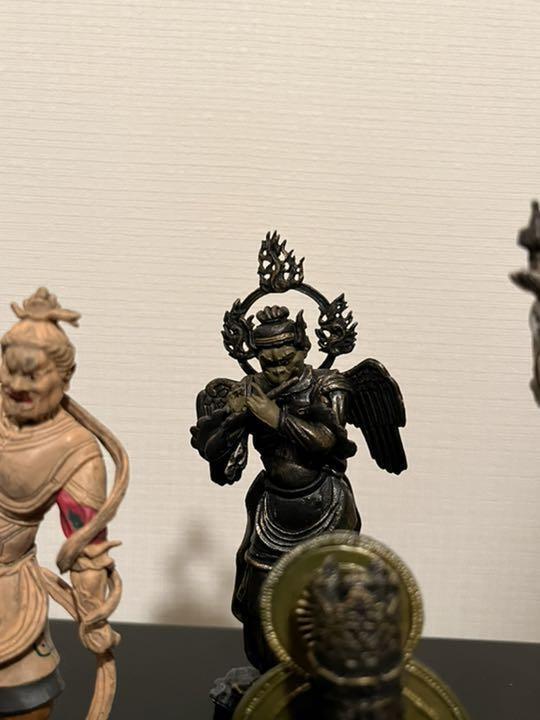 Japanese Heart Buddha Statue Collection 4 Types Set Figure