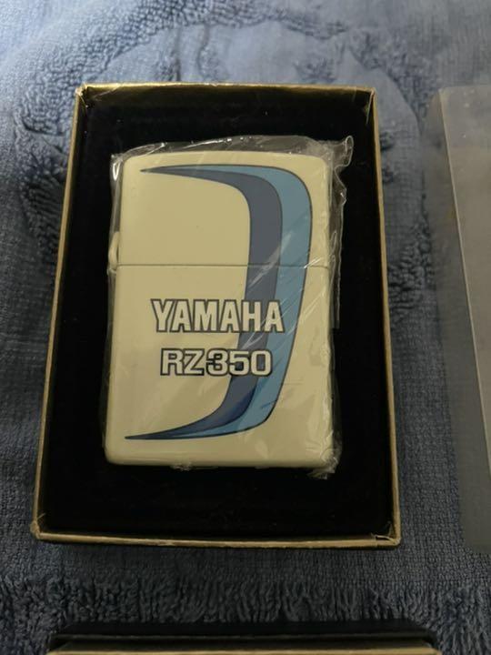 As is For Parts Yamaha RZ250/350 Zippo 2 piece set & Moto Legend RZ (book)