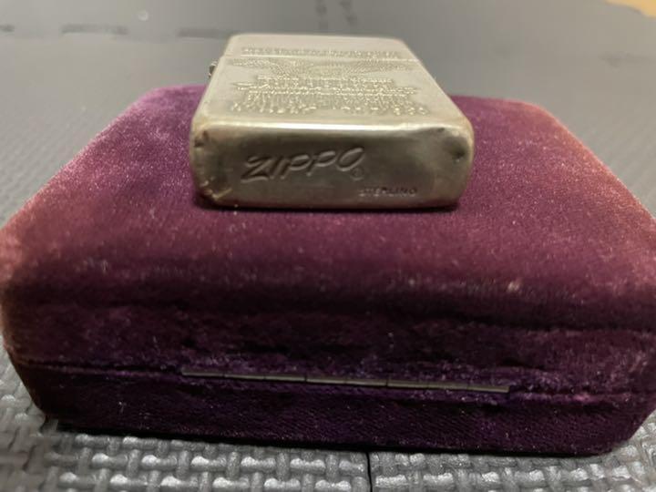 As is for parts ZIPPO Limited to 500 Sterling S Silver Pure American Eagle