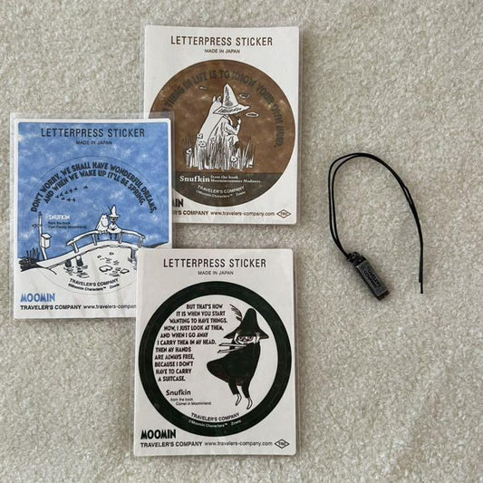 New unused traveler's notebook MOOMIN sticker 3 types