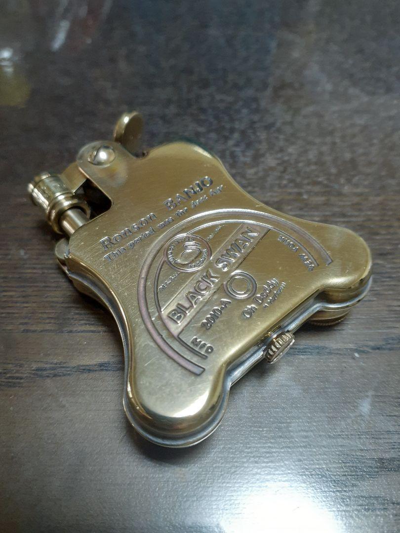 As is for Parts Ronson oil lighter Ronson Banjo Blackswan brass
