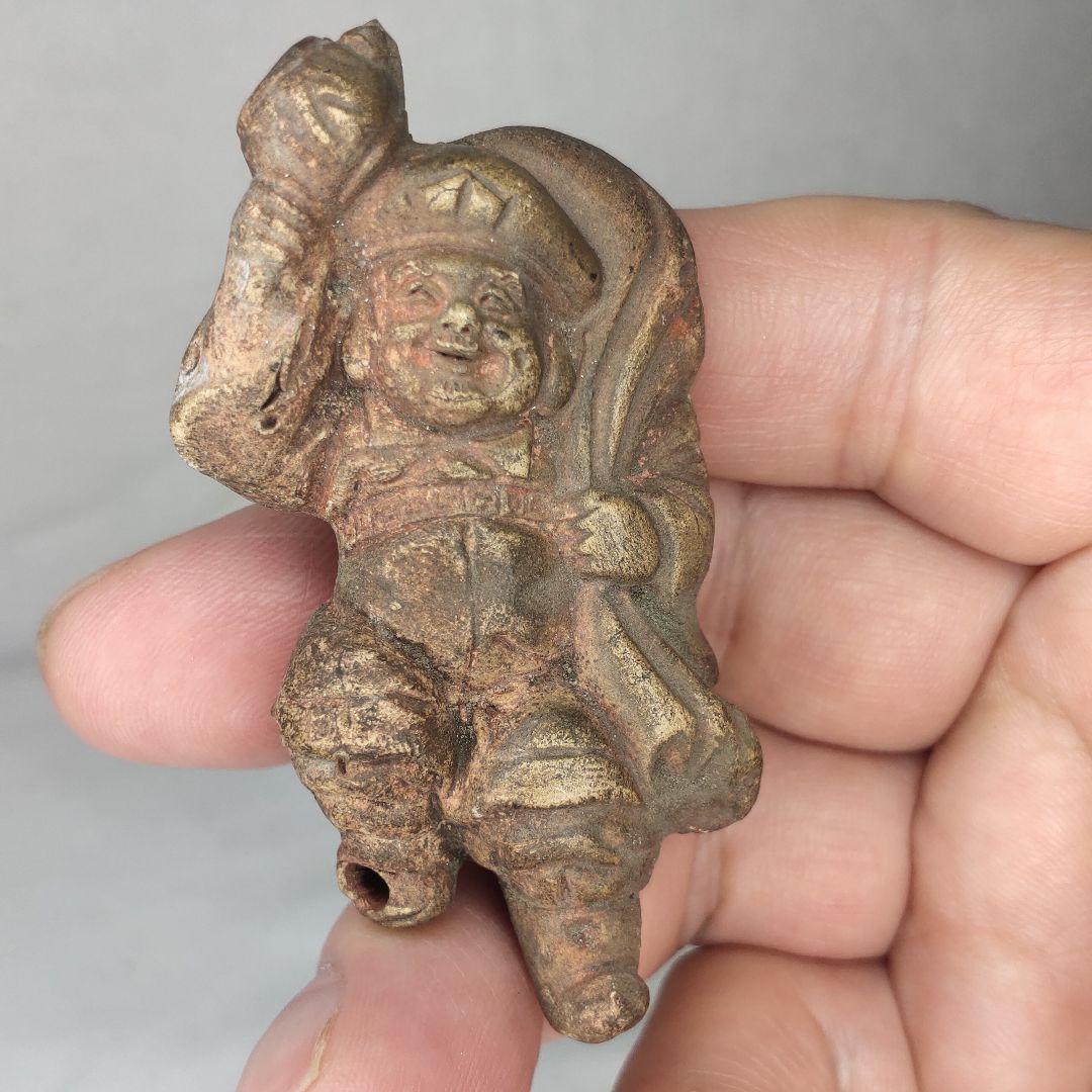 Daikoku-sama + Ebisu-sama Ceramics Period items Edo antiques