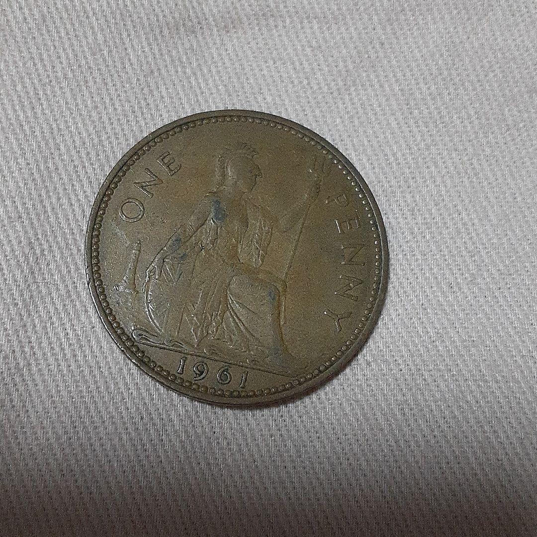 1 Penny 1961 Queen Elizabeth