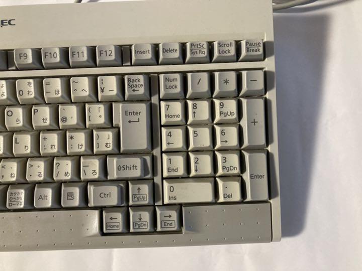 As is for Parts NEC genuine USB keyboard with numeric keypad KFRFEB212D