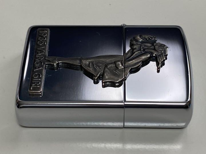 As is For Parts Zippo  Writer  1935 VARGA GIRL  Silver  Limited 1993