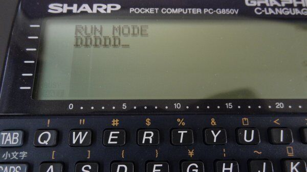 As is For Parts SHARP pocket computer PC-G850VS