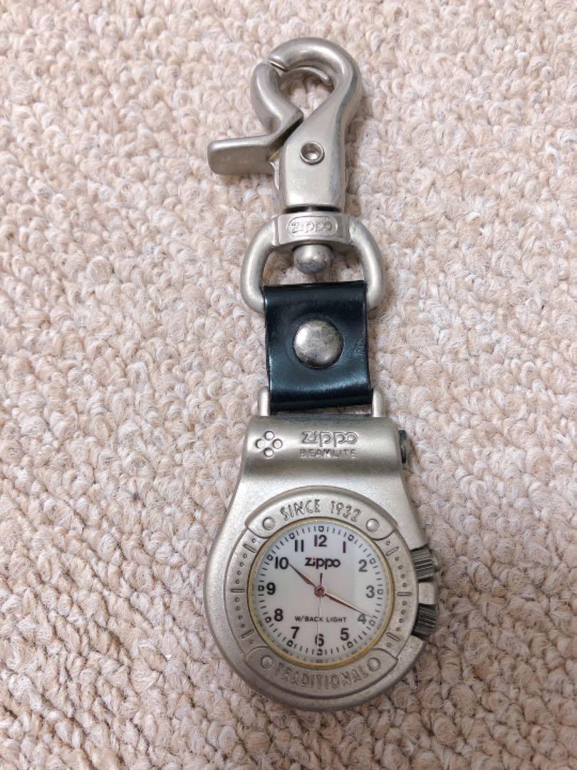 as is for parts ZIPPO pocket watchWith analog clock light function