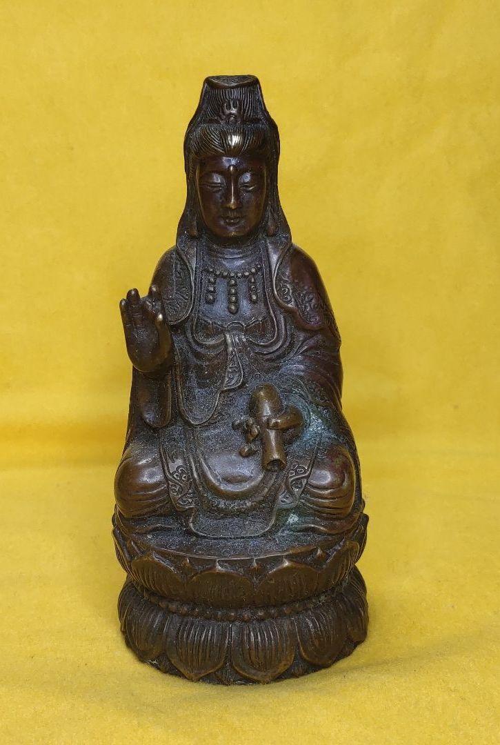 Kannon Statue Bronze Buddha Statue Buddhist Art
