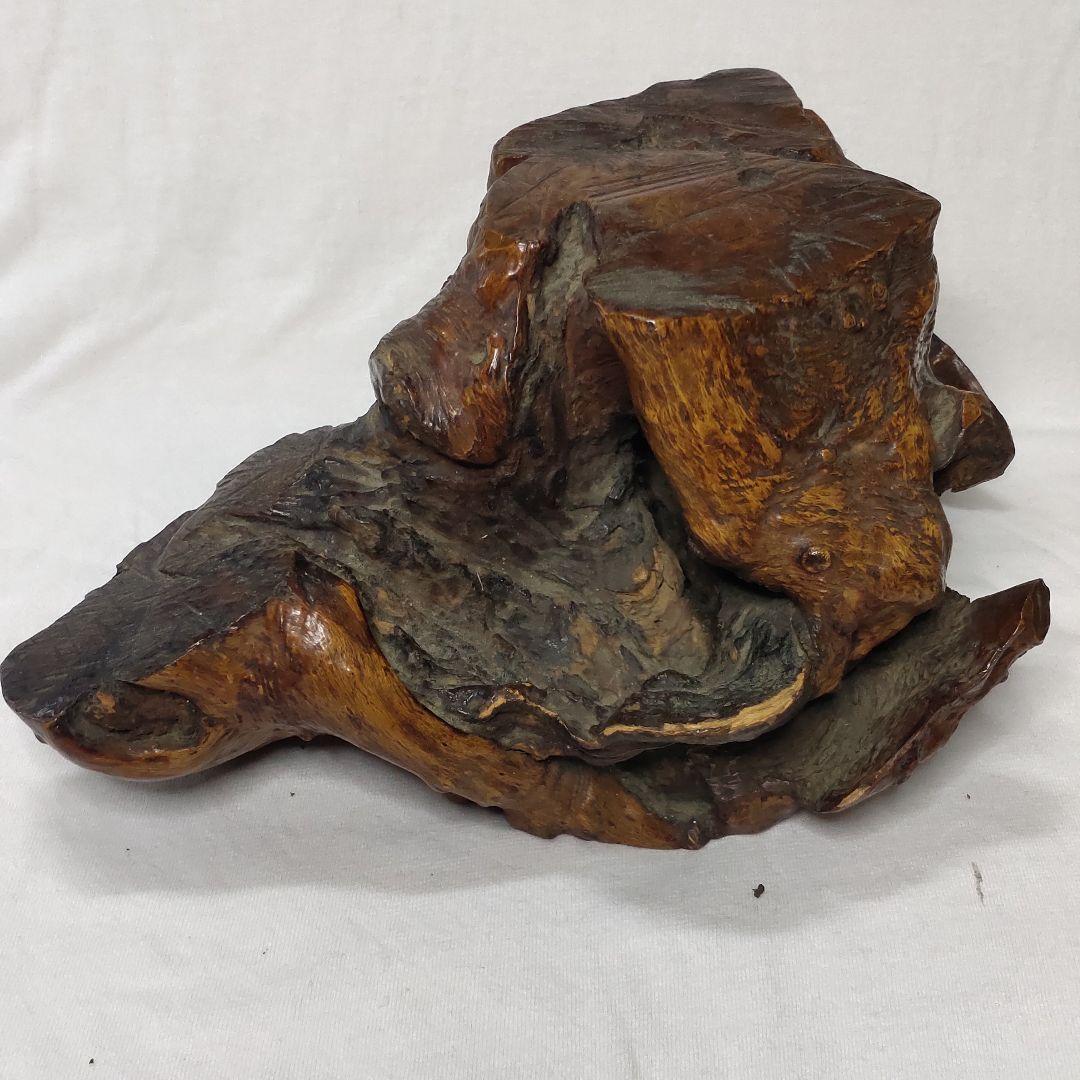 Antique stump Figurine Bonsai stand Jidaimono Old family collection