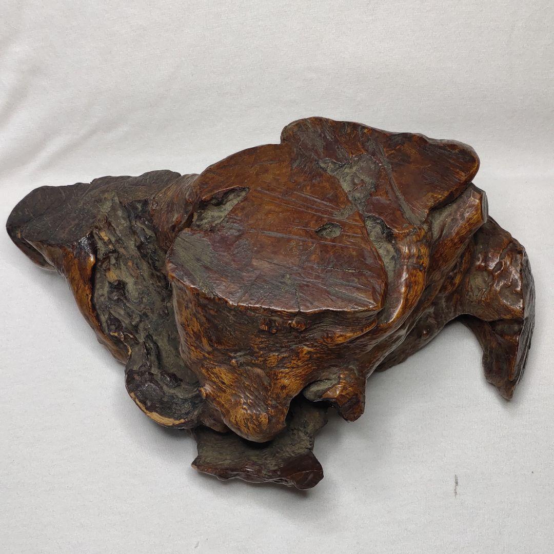 Antique stump Figurine Bonsai stand Jidaimono Old family collection