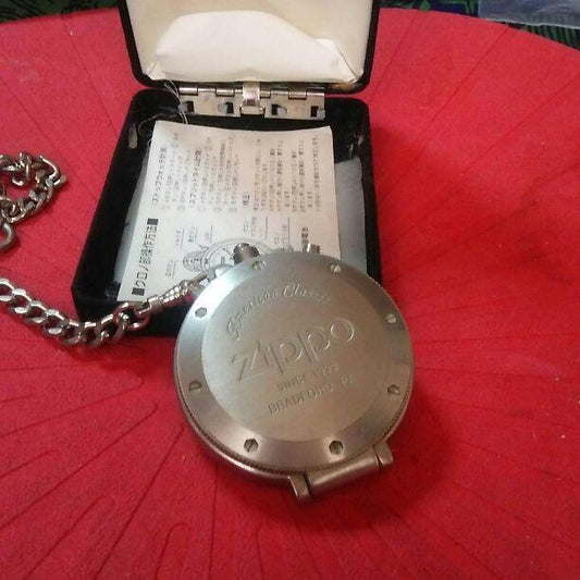 As is For Parts Zippo American Classic Chronograph Pocket Watch